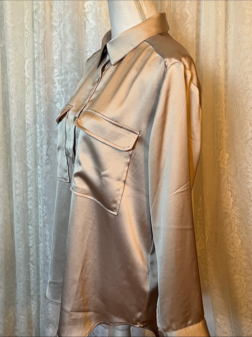 RACHEL ZOE Platinum Blouse - Picture 3 of 8